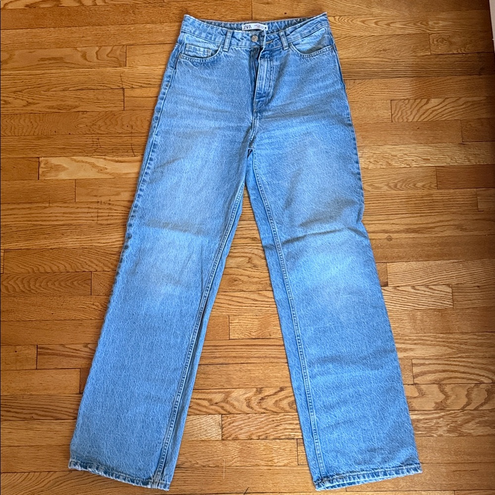 Zara Sky Blue Jeans - Picture 1 of 3